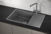 Кухонная мойка Granula 7807, ГРАФИТ 80х50 цвет серый поверхность матовая