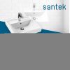 Раковина из сантехнического фарфора Santek Тигода WH302126 60х50 накладная цвет белый