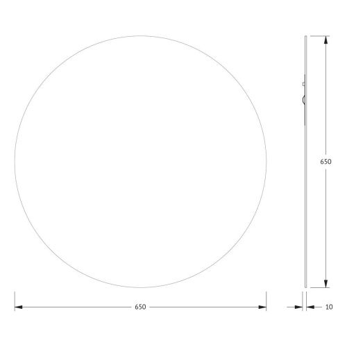 Зеркало Evoform Primary BY 0042 70х70 подвесное - фото 2