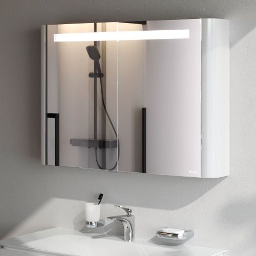 Зеркало-шкаф Am.Pm Sensation M30MCX1001WG 100х70 подвесной цвет белый - фото 4