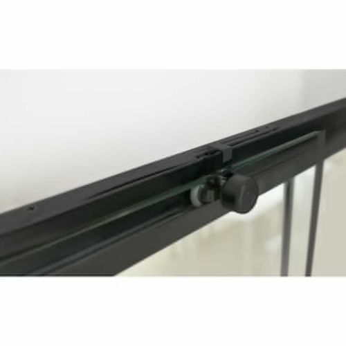 Душевой уголок RGW Leipzig 34124187-014 170х80 стекло прозрачное профиль черный без поддона - фото 3