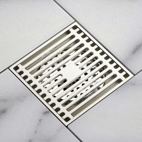 Душевой трап Orange TR01-005ni 10х10 никель - фото 2