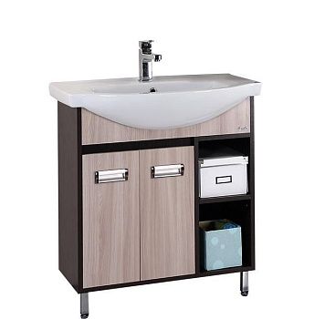 Тумба под раковину Onika Гамма 107511 70х30 напольная цвет бежевый/коричневый