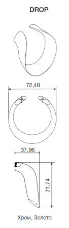 Ручка для мебели Armadi Art NeoArt 827-BR