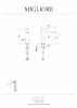 Смеситель Migliore TENESI 25415 на раковину хром