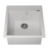 Кухонная мойка Uperwood Quartz Premium UPD-07 3910202124 45х50 цвет белый поверхность матовая