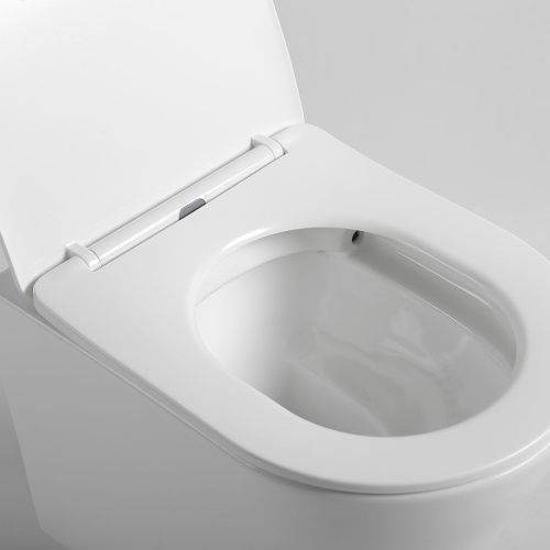 Унитаз подвесной Vincea Piatti VT1-11S белый с сиденьем микролифт безободковый душевой смыв - фото 5