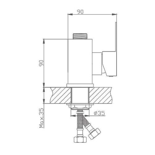 Смеситель для кухни Haiba HB801 HB73801 на мойку нержавеющая сталь - фото 2