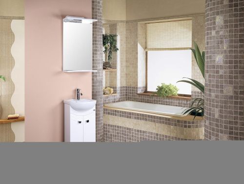 Тумба под раковину Onika Манго 104002 40х20 напольная цвет белый - фото 2