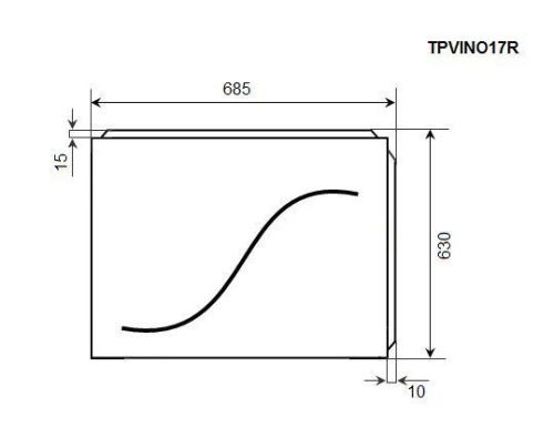 Торцевая панель Timo TPVINO17R - фото 2