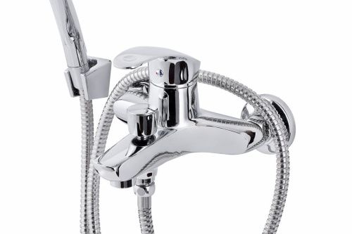 Смеситель для ванны и душа FAUZT FZs-840-115 настенный хром - фото 2