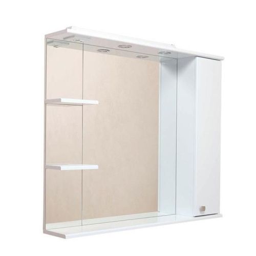 Зеркало-шкаф Onika Эльбрус 210004 100х90 подвесной цвет белый