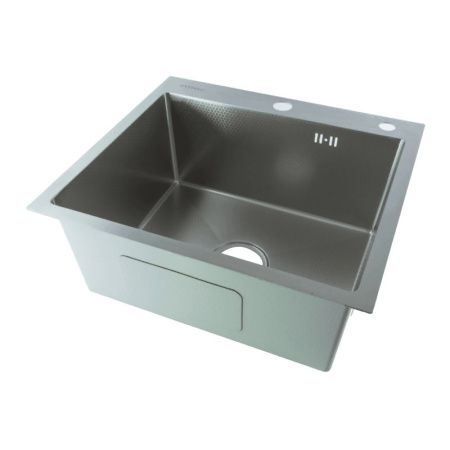 Кухонная мойка Fmark FSC5050L 50х50 цвет сатин поверхность матовая