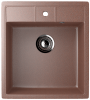 Кухонная мойка Ulgran Classic U-406-307 45х50 цвет коричневый