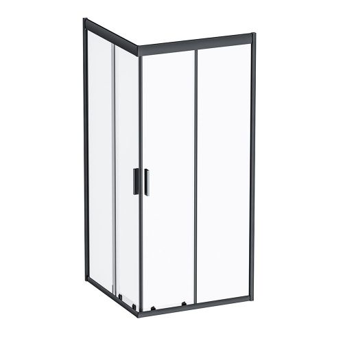 Душевой уголок Am.Pm Gem W90G-403-090BT 90х90 стекло прозрачное профиль черный без поддона - фото 2