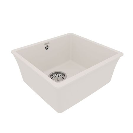 Кухонная мойка LeMark Sinara 440-u 9910070 45х40 цвет белый поверхность матовая