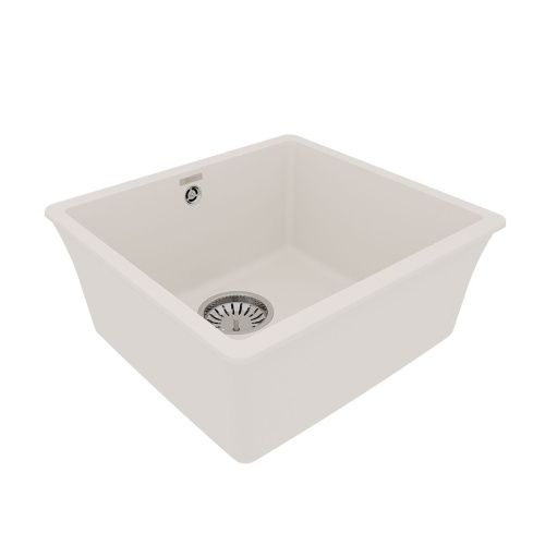 Кухонная мойка LeMark Sinara 440-u 9910070 45х40 цвет белый поверхность матовая - фото 2