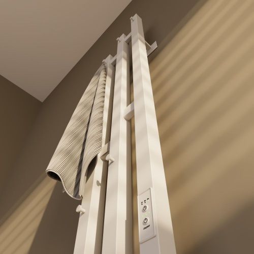 Полотенцесушитель электрический Altasan БризПроф БризПроф12017БМ 15х120 белый - фото 5