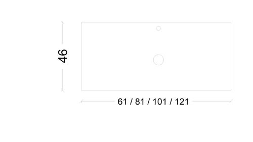 Столешница Armadi Art Vallessi 840-120-А 120х50 накладная цвет серый - фото 2