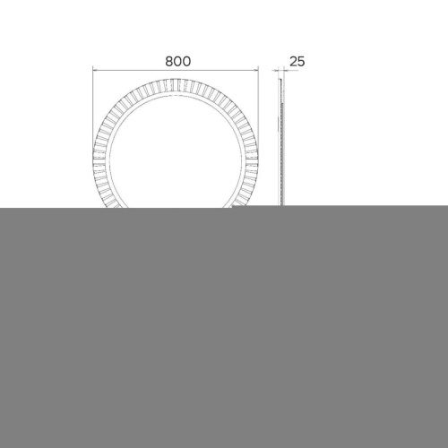 Тумба с раковиной Comforty Мадрид 00-00018685CF 80х50 подвесная цвет серый - фото 2
