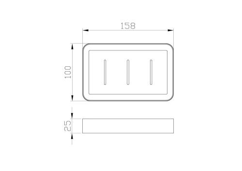 Мыльница с держателем Wonzon & Woghand Lotte WW-8324 - фото 2