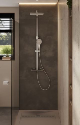 Душевой поддон из искусственного камня Allen Brau Infinity 8.21005-CGM 140х90 зеленый без каркаса - фото 5