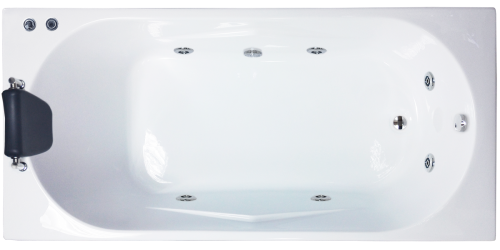 Ванна акриловая Royal Bath TUDOR RB407701ST 170х75 пристенная прямоугольная с каркасом - фото 2