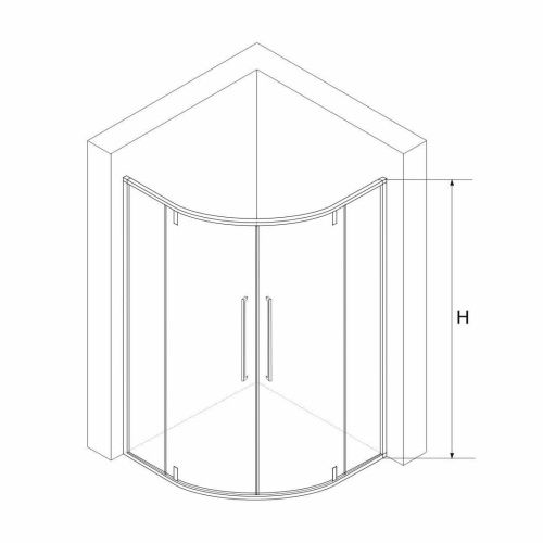 Душевой уголок RGW Stilvoll 06325300-14 100х100 стекло прозрачное профиль черный без поддона - фото 3