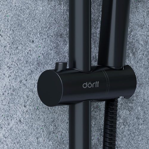 Душевая стойка Dorff Norma D0712020 настенная цвет черный - фото 5