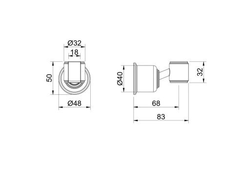 Держатель для душа Aquatek КЛАССИК AQ2407PG золото - фото 4