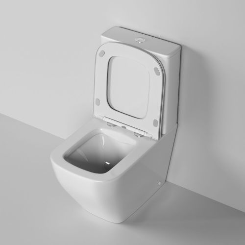 Унитаз напольный с бачком Grossman Style GR-4453S белый с сиденьем микролифт безободковый каскадный смыв - фото 4