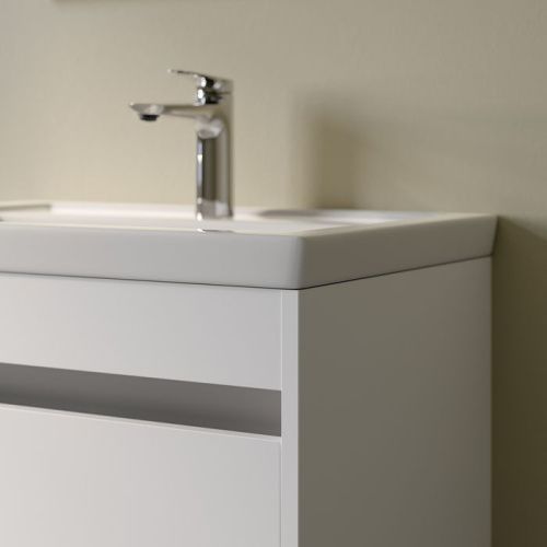 Тумба с раковиной Iddis Zodiac X ZDX60WNi95K 60х40 подвесная цвет белый - фото 5