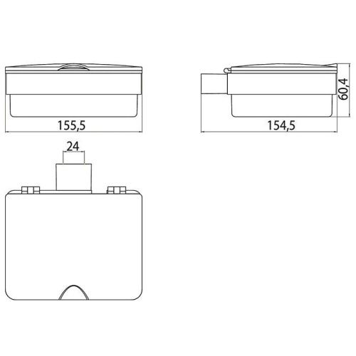 Бумагодержатель Emco Loft 0539 133 01 - фото 2