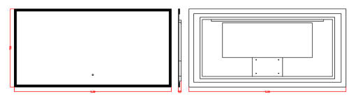 Зеркало с подсветкой Boheme 544-140 140х70 - фото 2