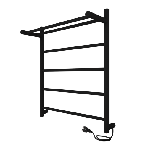 Полотенцесушитель электрический Indigo LINE с полкой LСLE60-50BRPR 55х60 черный - фото 5