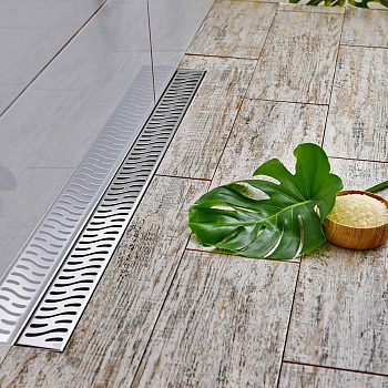 Душевой лоток Veconi Harmony 850 V850H 85х5 хром