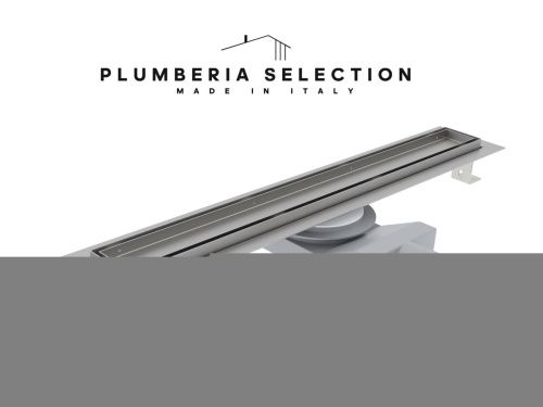 Душевой лоток Plumberia Selection PST IN-TILE PST100MT 100х5 нержавеющая сталь - фото 4