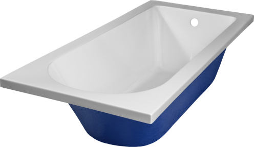 Ванна акриловая C-Bath CBQ002001 150х70 пристенная прямоугольная - фото 4