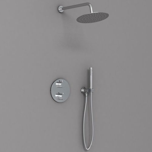 Душевая система Vincea VSFW-101TCH встраиваемая в стену цвет хром с термостатом - фото 2