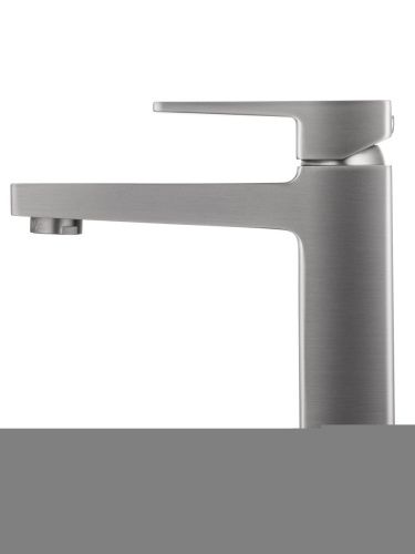 Смеситель Wonzon & Woghand Cube 2.0 WW-88018068-BGM на раковину серый - фото 2