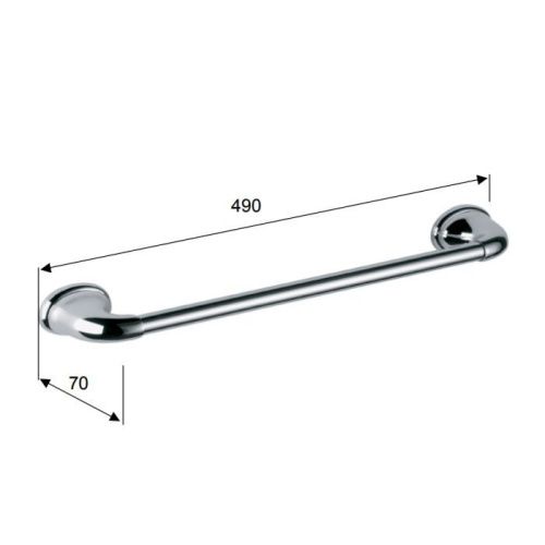 Полотенцедержатель Daniel REVIVAL accessory REPS973 br 63 - фото 2