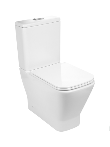 Унитаз напольный с бачком WeltWasser WW SK WW ROTBACH 011 GL-WT (10000012211) белый с сиденьем микролифт безободковый смыв торнадо - фото 2