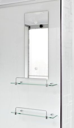 Душевая кабина AvaCan EM5012RNLED+GM 120х90 асимметричная без крыши ориентация правая