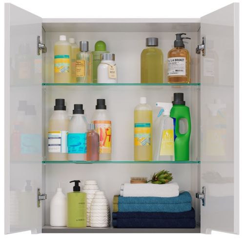 Шкаф LeMark Buno LM04B60SH 60х80 подвесной цвет белый - фото 4