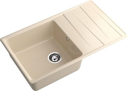 Кухонная мойка Granfest Level LV-860L кашемир 85х50 цвет бежевый поверхность матовая