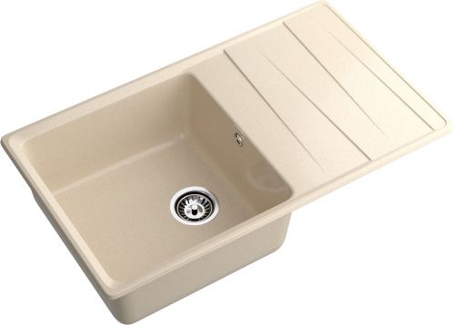 Кухонная мойка Granfest Level LV-860L кашемир 85х50 цвет бежевый поверхность матовая - фото 2