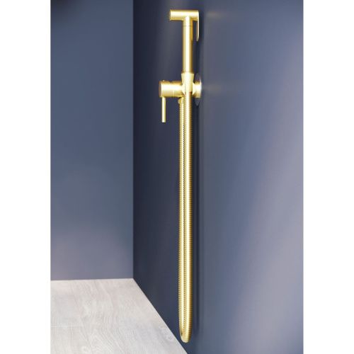 Гигиенический душ со смесителем RGW Shower Panels 581408211-06 золото - фото 3