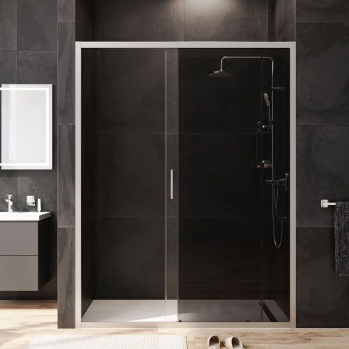 Душевая дверь Am.Pm Gem W90G-150-1-195MG 150х195 стекло прозрачное профиль хром - фото 4