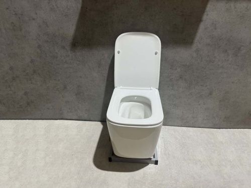 Унитаз подвесной CeramaLux TR5170 белый с сиденьем микролифт смыв торнадо - фото 3