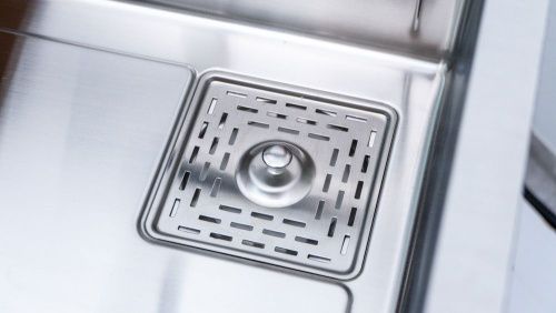 Кухонная мойка Melana ProfLine D6846H+6 сатин 70х45 цвет серый поверхность матовая - фото 5